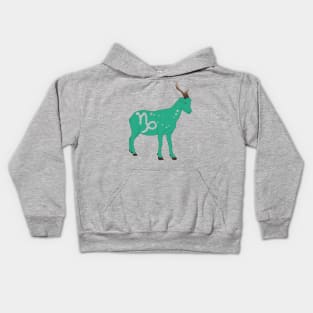 Capricorn 1 (Jungle Green) Kids Hoodie